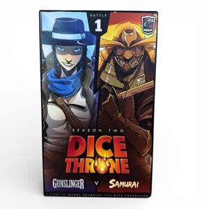 Dice Throne Season Two Battle 1 Gunslinger vs Samurai Board Game Roxley ROX602